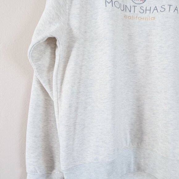 Cozy Oatmeal Heather Mount Shasta Crewneck Sweatshirt Granola Gorpcore S - Picture 6 of 13